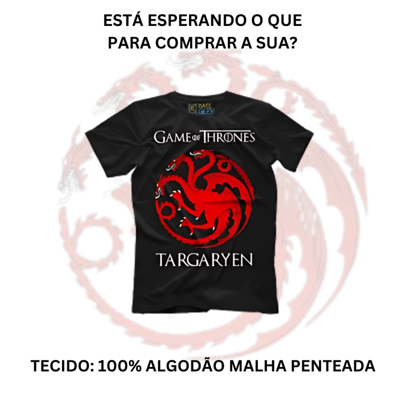 Camiseta House of the Dragon Targaryen