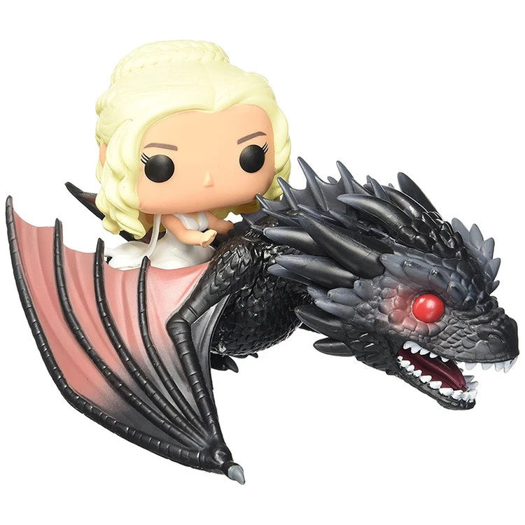 Funko Pop Daenerys Targaryen, Rei da Noite e os seus Dragões