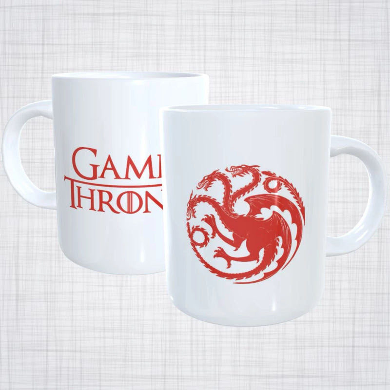 Caneca de Porcelana Game of Thrones Casa Targaryen