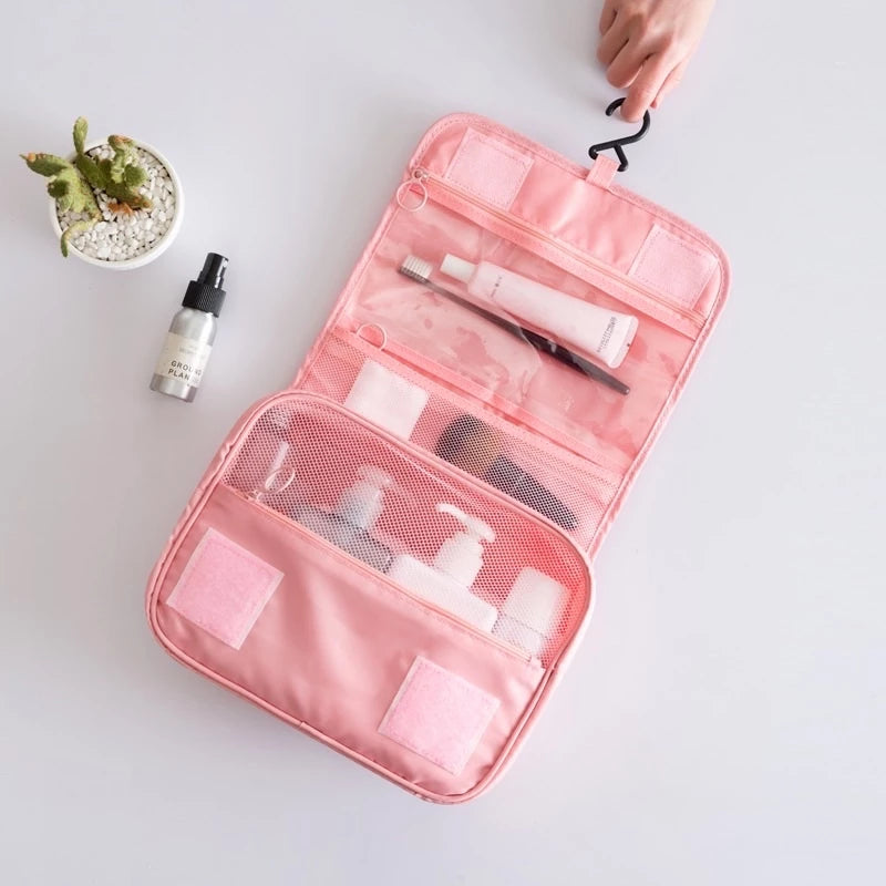 Bolsa com Alça Feminina Para Maquiagem/Cosméticos