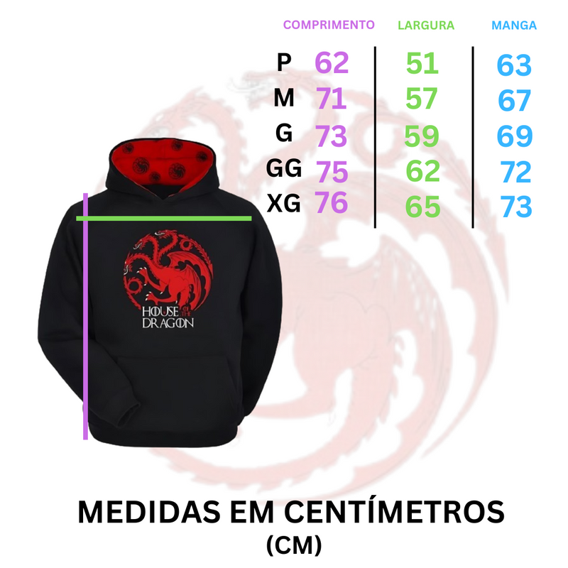 Moletom Premiun House Of The Dragon Targaryen