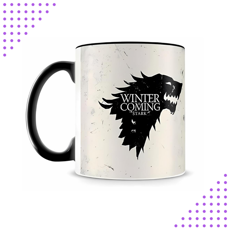 Caneca Mágica Game Of Thrones da Casa Stark