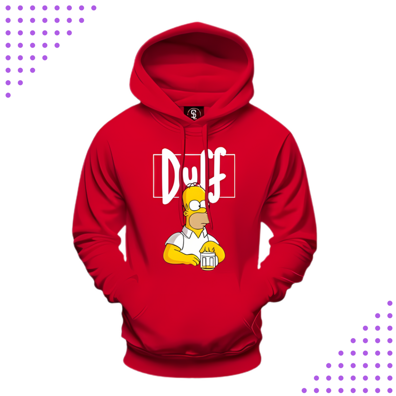 Moletom Canguru Estampado ´´Os Simpsons`` Homer Duff