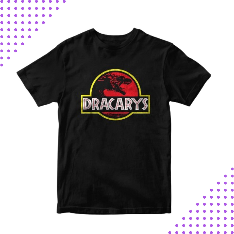 Camiseta Targaryen Dracarys (LOGO JURASSIC PARK)