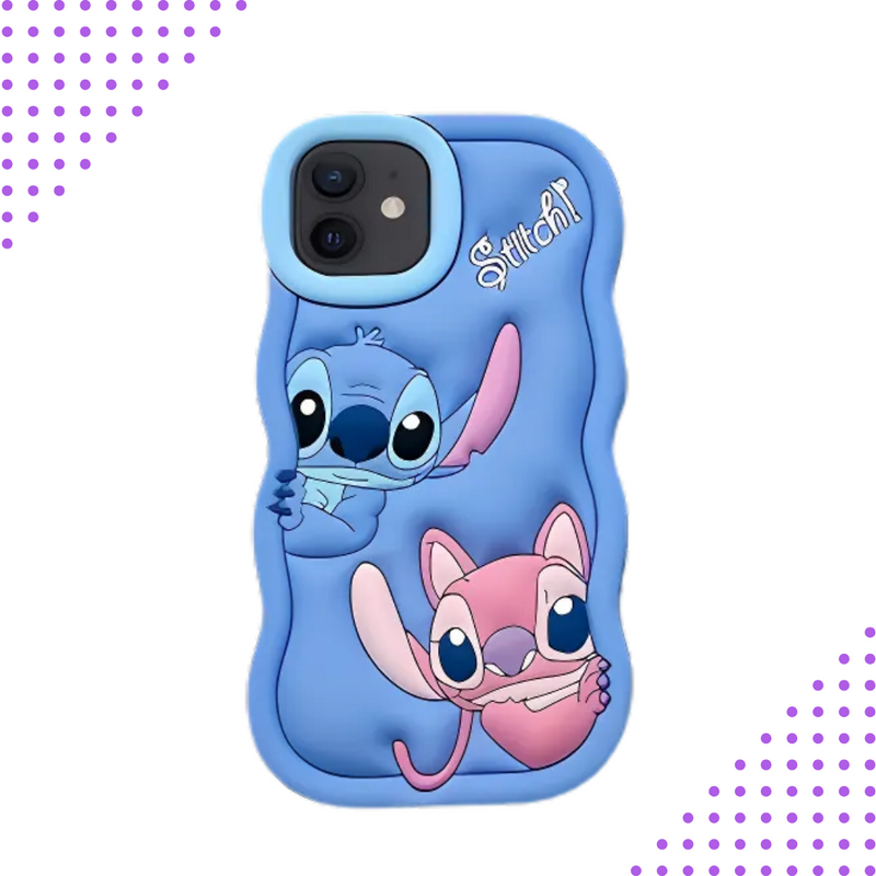 Capinha Stitch de Silicone para iPhone