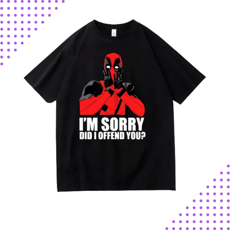 Camiseta Deadpool ´´I Am Sorry`` Unissex