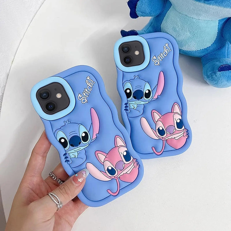 Capinha Stitch de Silicone para iPhone