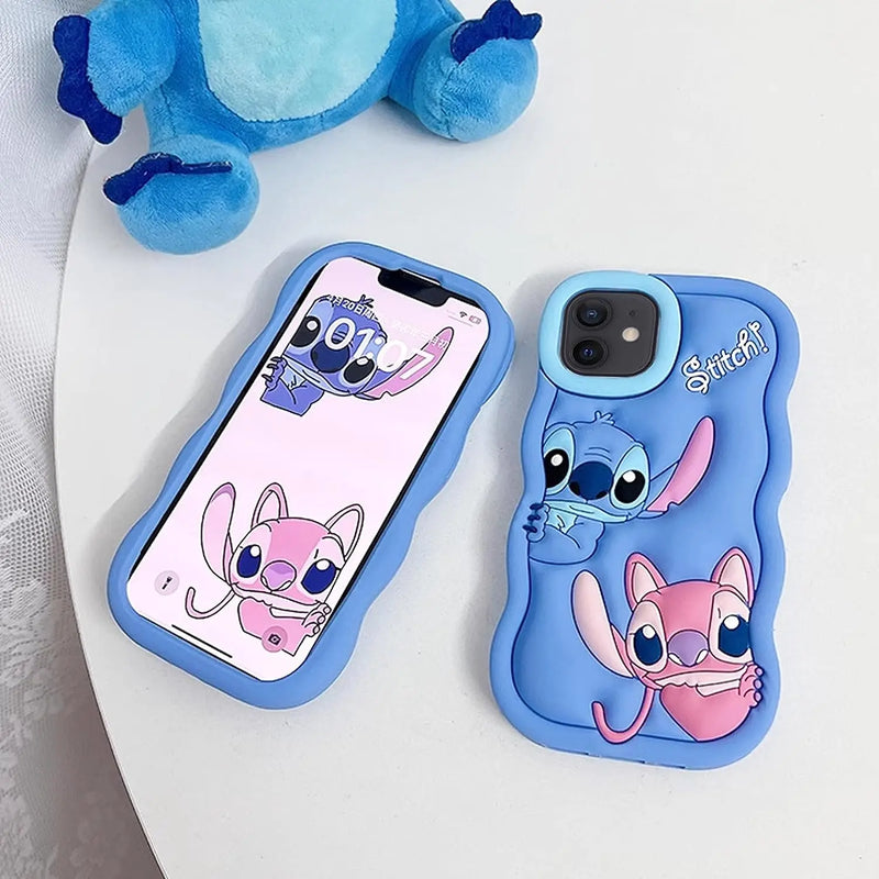 Capinha Stitch de Silicone para iPhone