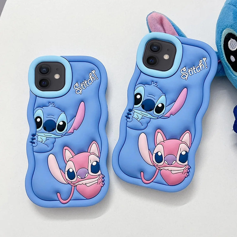 Capinha Stitch de Silicone para iPhone