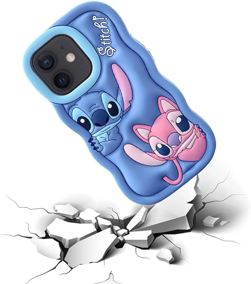 Capinha Stitch de Silicone para iPhone