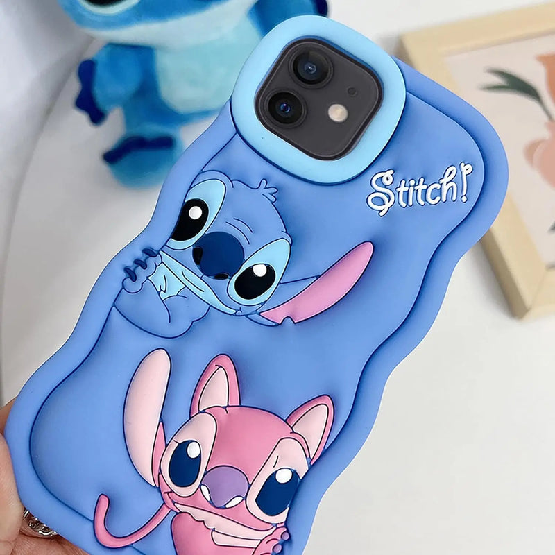 Capinha Stitch de Silicone para iPhone