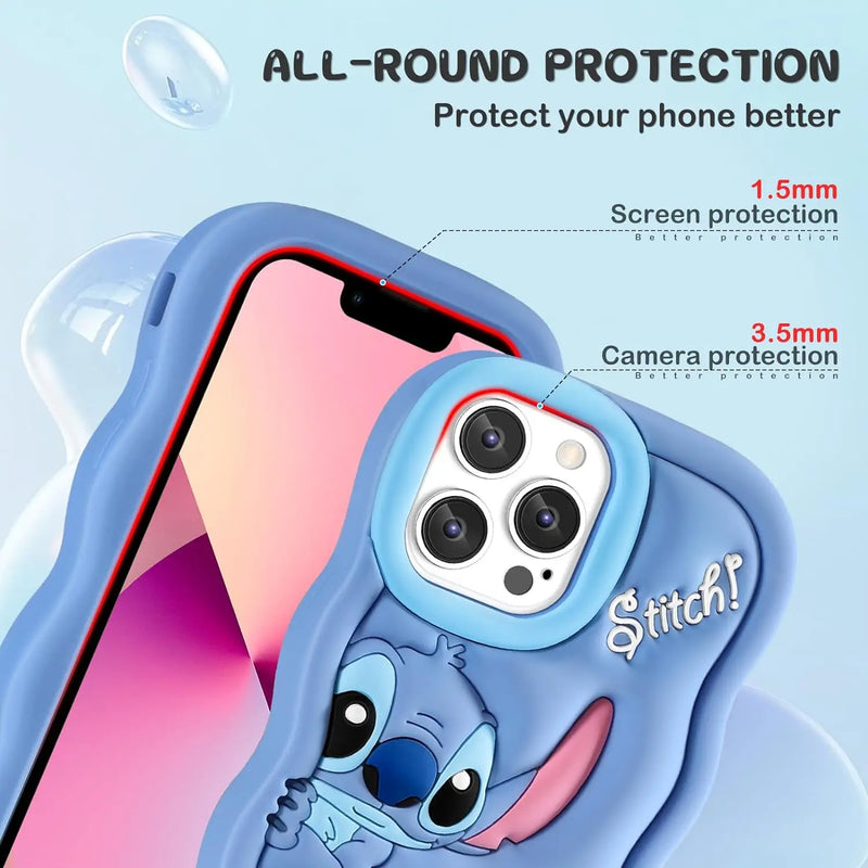 Capinha Stitch de Silicone para iPhone