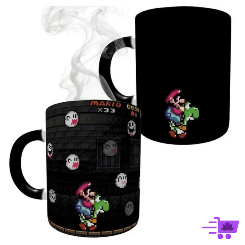 CANECA MÁGICA SUPER MÁRIO BROS- GHOST