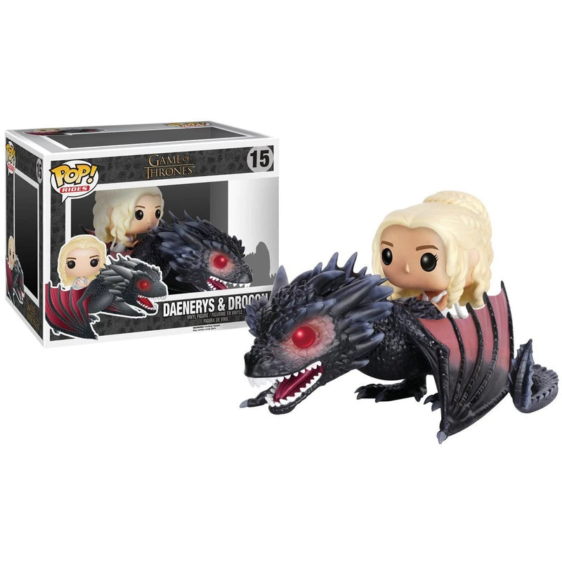 Funko Pop Daenerys Targaryen, Rei da Noite e os seus Dragões