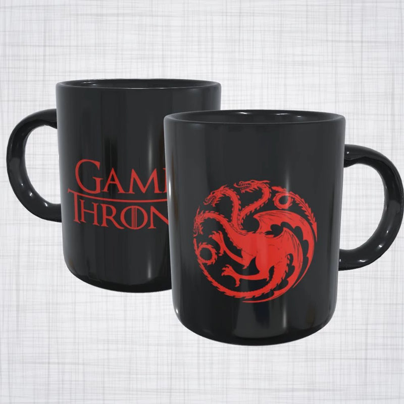 Caneca de Porcelana Game of Thrones Casa Targaryen