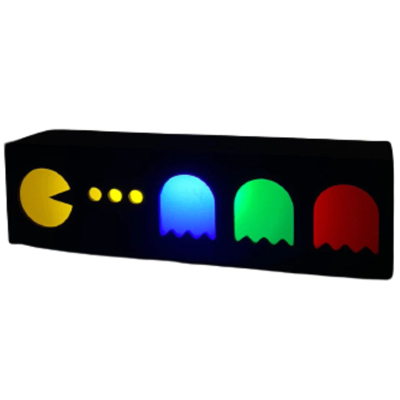 Abajur PACMAN e FANTASMAS - Luminária de mesa LED Gamer Geek