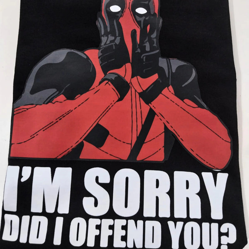 Camiseta Deadpool ´´I Am Sorry`` Unissex