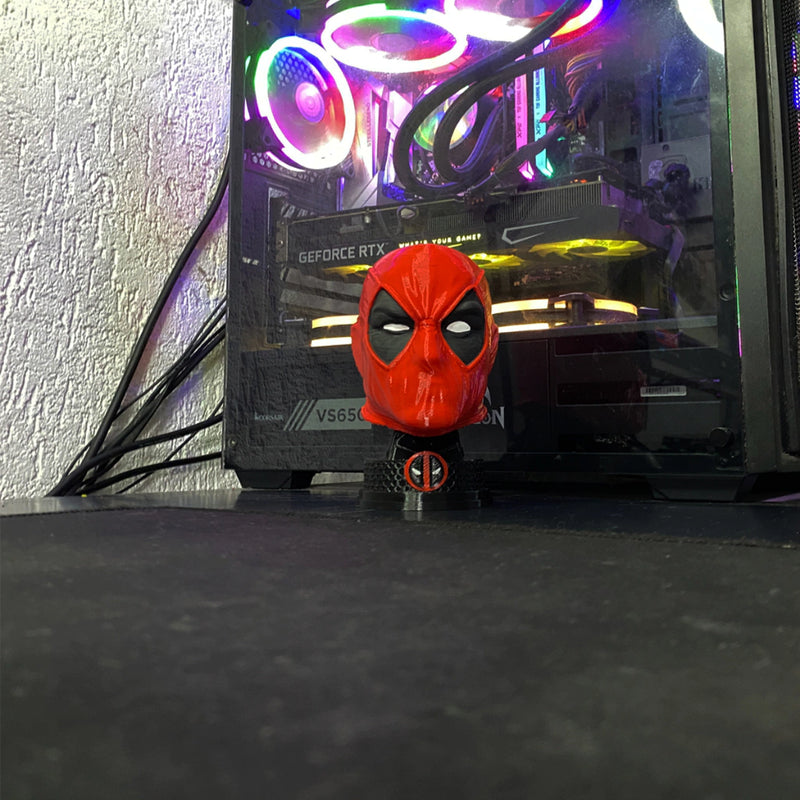 Busto Decorativo Cabeça do Deadpool