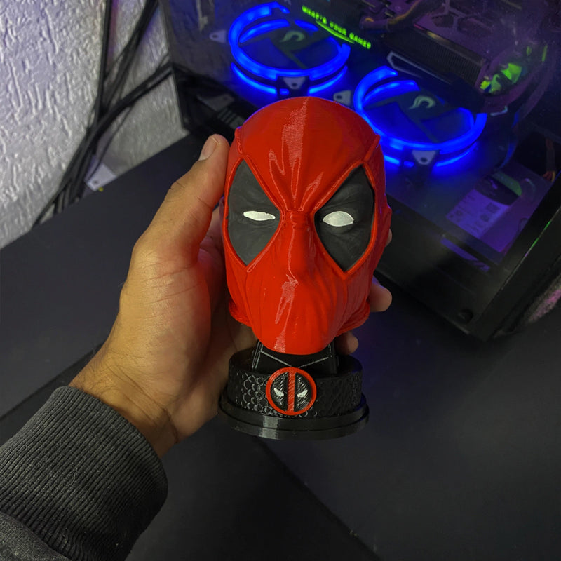 Busto Decorativo Cabeça do Deadpool