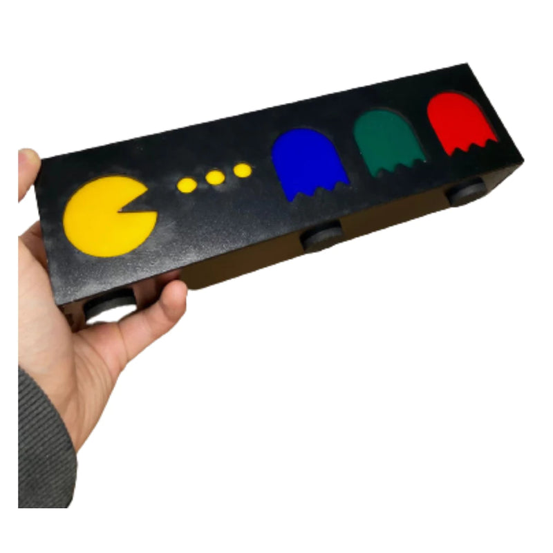 Abajur PACMAN e FANTASMAS - Luminária de mesa LED Gamer Geek