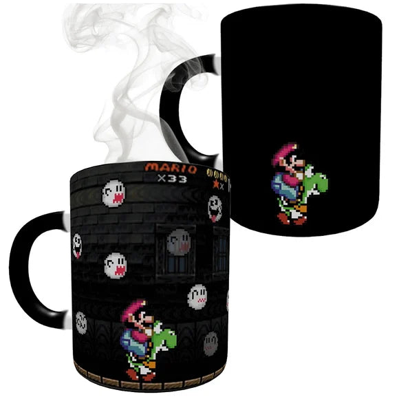 CANECA MÁGICA SUPER MÁRIO BROS- GHOST