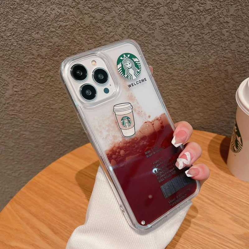 Capa de iPhone Starbucks - Café com leite e Café puro