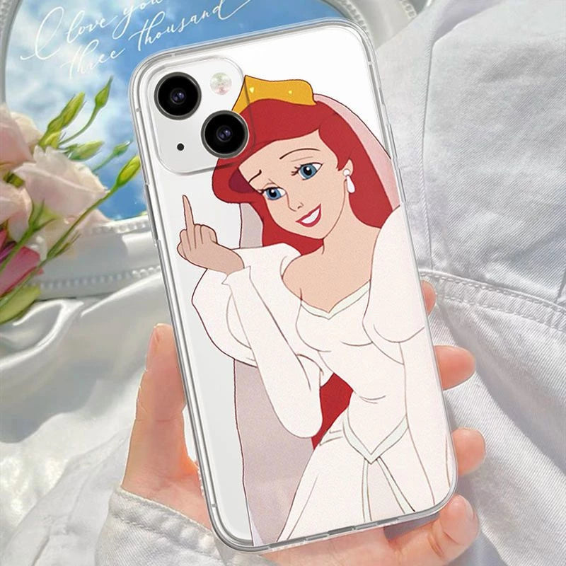 Capa de iPhone Disney Princesa Engraçada