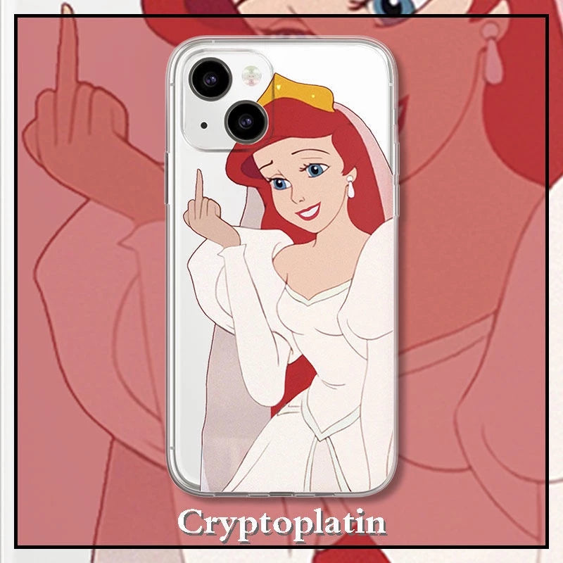 Capa de iPhone Disney Princesa Engraçada