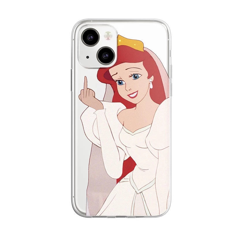 Capa de iPhone Disney Princesa Engraçada