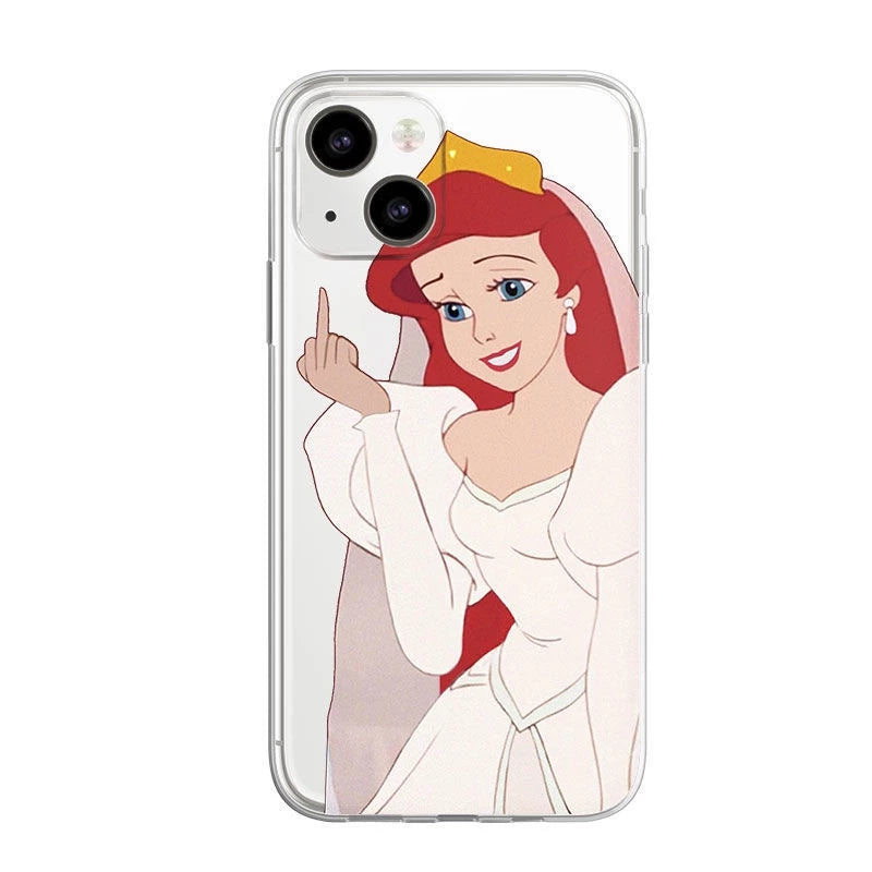 Capa de iPhone Disney Princesa Engraçada