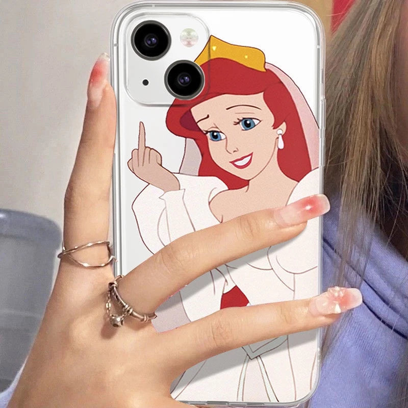 Capa de iPhone Disney Princesa Engraçada