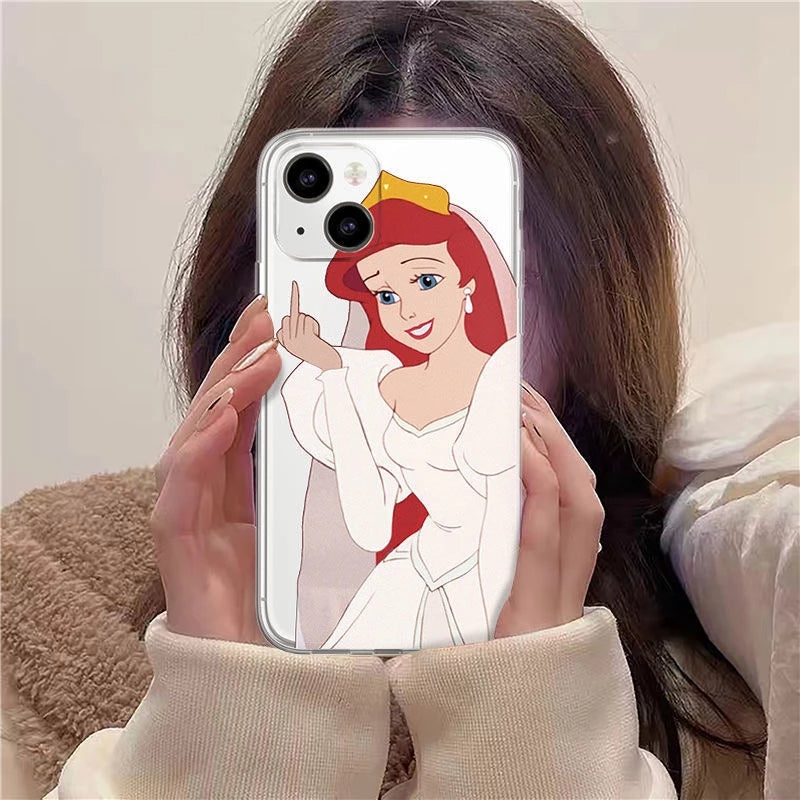 Capa de iPhone Disney Princesa Engraçada