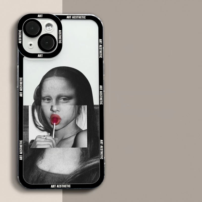 Capa Para iPhone Obra de Arte engraçada