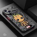 Capa Para iPhone Marvel ( Pantera/ Groot/ Homem Aranha)