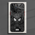 Capa para iPhone Marvel (homem aranha, homem de ferro e deadpool)