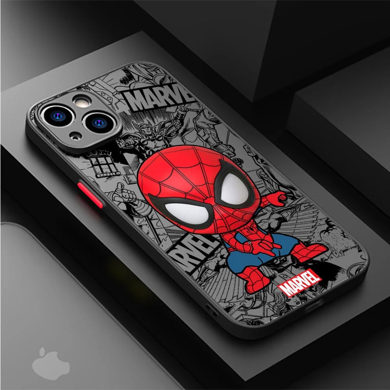 Capa Para iPhone Marvel ( Pantera/ Groot/ Homem Aranha)