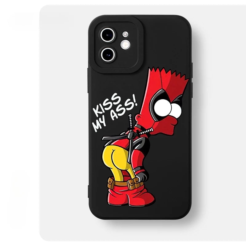 Capinha Bart Simpson Deadpool