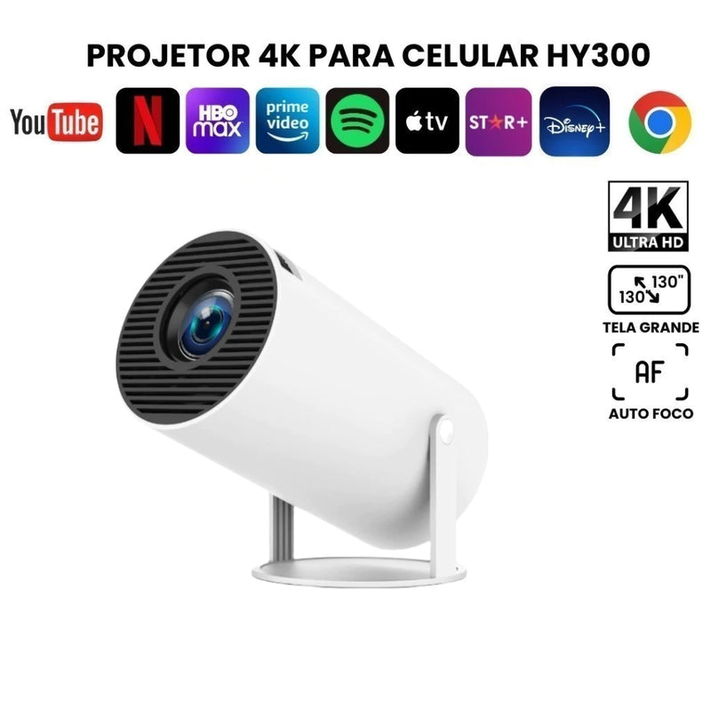 Projetor 4K 150 Polegadas HY300 Magcubic